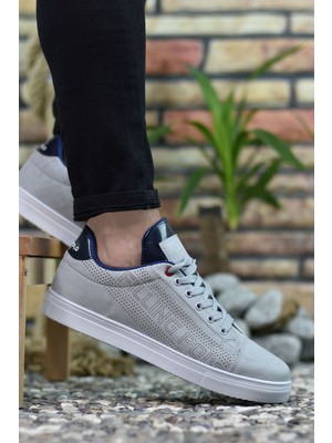 Riccon Buz Beyaz Erkek Sneaker 001215