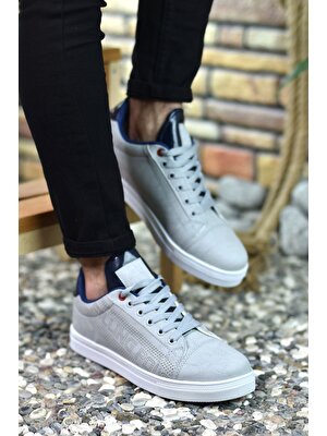 Riccon Buz Beyaz Erkek Sneaker 001215