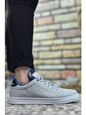 Riccon Buz Beyaz Erkek Sneaker 001215