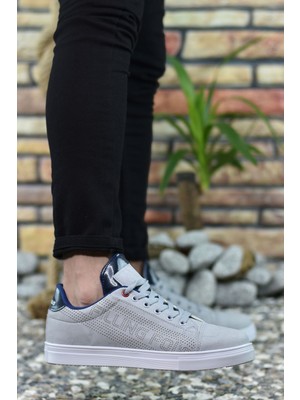 Riccon Buz Beyaz Erkek Sneaker 001215