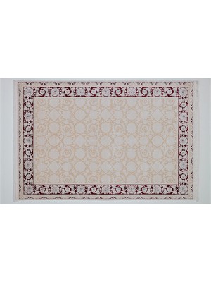 Gümüşsuyu Resital 10038 R10 Bordo Makina Halısı 160 x 230 cm