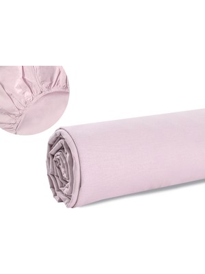 English Home Soft Pamuklu Bebe Lastikli Çarşaf 70 x 140 cm Pembe