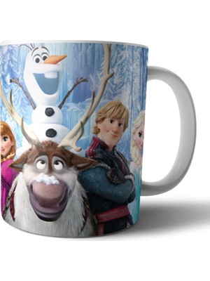 Pixxa Frozen Karlar Ülkesi (Elsa Anna Olaf) Kupa Bardak Model 3
