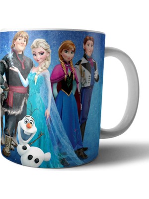 Pixxa Frozen Karlar Ülkesi (Elsa Anna Olaf) Kupa Bardak Model 2