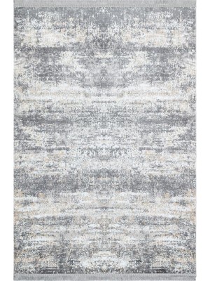 Eko Halı Sateen St 01 Bej Gold Yıkanabilir Kaymaz Taban Ince Halı Kilim 80 x 150 cm