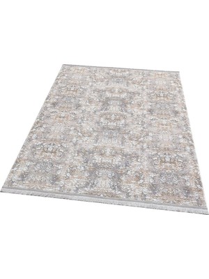 Eko Halı Sateen St 06 Bej Gold Yıkanabilir Kaymaz Taban Ince Halı Kilim 120 x 180 cm