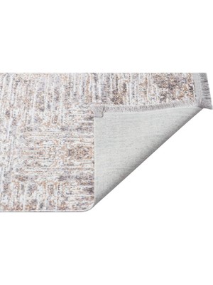 Eko Halı Sateen St 08 Bej Gold Yıkanabilir Kaymaz Taban Ince Halı Kilim 160 x 230 cm