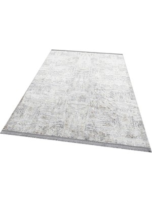 Eko Halı Sateen St 08 Bej Gold Yıkanabilir Kaymaz Taban Ince Halı Kilim 160 x 230 cm