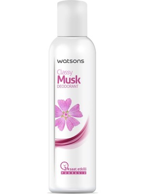 Watsons Classy Musk Deodorant Pudrasız