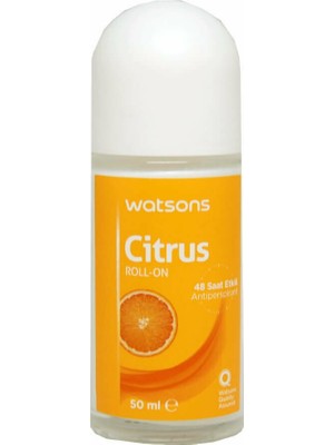 Watsons Citrus Kadın Roll-On Deodorant 50 ml 48 Saat Etkili Ferahlatıcı