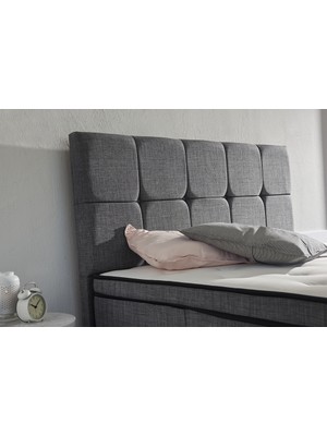 Niron Greypedic Yatak 160 x 200 Cm Çift Kişilik Çok Sert ve Sert Taraflı Gizli Pedli NMS Yaylı Lüks Yatak