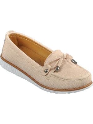 Wanetti Bbt-206 Krem  Günlük Kadın Ayakkabı