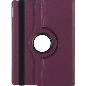 Samsung Tab S2 T810 T813 T815 T817 Kılıf Uyku Modlu 360° Dönerli Standlı 9.7" Mor