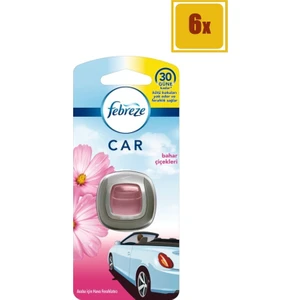Hava Ferahlatıcı Araba Kokusu Bahar Çiçekleri 2 ml 6'lı Set