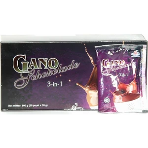Gano Excel Schokolade 3 In 1 Kağıt ve Metal Filtre 300 gr - 20 Poşet