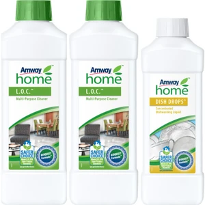 Loc Çok Amaçlı Temizleyici x 2 Adet + Dish Drops Konsantre Bulaşık Deterjanı