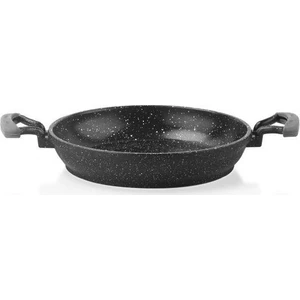 Döküm Granit 22 cm Kapaksız Sahan Siyah TAÇ-3446