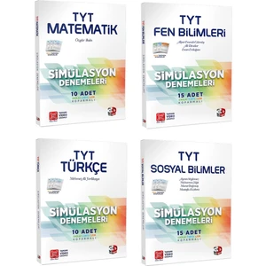 3D Yayınları TYT Matematik Fen Türkçe Sosyal Tüm Dersler Simülasyon Deneme Seti
