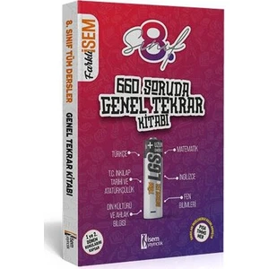 İSEM Yayıncılık 8. Sınıf LGS 660 Soruda Genel Tekrar Kitabı