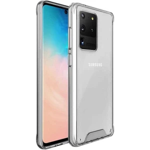 Coverzone Samsung Galaxy S20 Ultra Kılıf Opacity Silikon Şeffaf