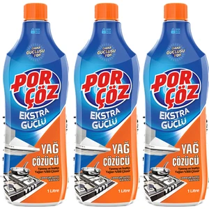 Ekstra Güçlü Yağ Çözücü 1 Lt 3'lü