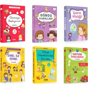 Pinokyo 1. Sınıf Hikaye Seti 6 Kutu - 60 Kitap