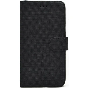 Samsung j7 Core j701 Kılıf Spor Cüzdan Kumaş Kredi Kartı Para Bölme Standlı Siyah