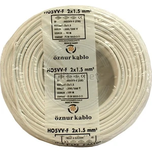2 x 1,5 mm TTR Kablo 6 m