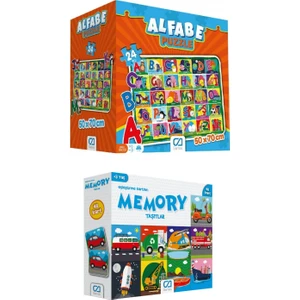 Ca Games 2'li Yer Puzzle ve Memory Set (5027-5038)