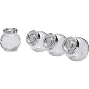 Cam Baharat Kavanozu 4'lü Set