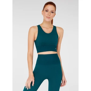 Luz Sıkılaştırıcı & Kaplı Spor Sütyeni Yeşil