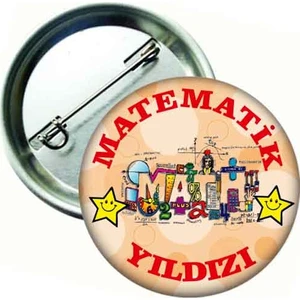 Hediye Panayırı Matematik Yıldızı Rozeti - 20 Adet