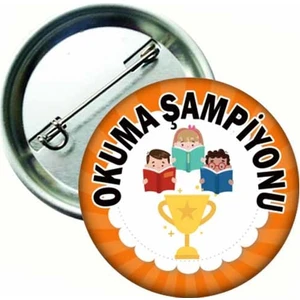 Hediye Panayırı Okuma Şampiyonu Rozeti - 20 Adet