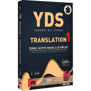 Yargı Yayınevi YDS Yabancı Dil Sınavı Translation 1 Temel Seviye Renkli Çeviriler