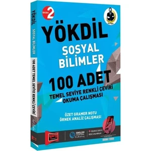 Yargı Yayınevi YÖKDİL Sosyal Bilimler 100 Adet Temel Seviye Renkli Çeviri Okuma Çalışması