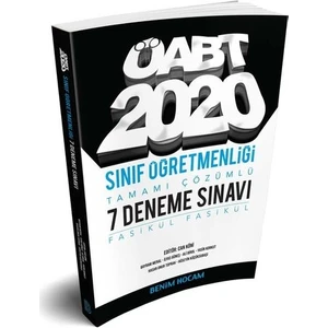 Benim Hocam Yayınları  2020 ÖABT Sınıf Öğretmenliği Tamamı Çözümlü 7 Fasikül Deneme