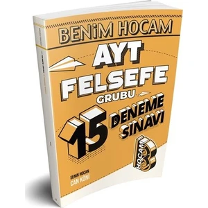Benim Hocam Yayınları  2020 AYT Felsefe 15 Deneme