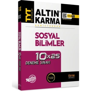 Altın Karma Yayınları 2020  TYT Sosyal Bilimleri Deneme