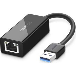 USB 3.0 PC Mac Konsol Tv Box Ethernet Adaptörü Siyah