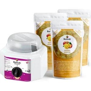 Soyulabilir İnci Boncuk Mango Ağda 3'lü Set
