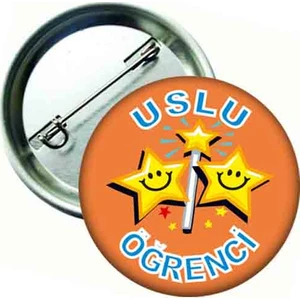 Hediye Panayırı Uslu Öğrenci Rozeti 20'li