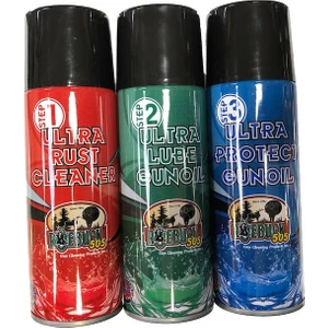 505 Ultra 3'lü Tabanca Tüfek Tam Takım Yağ Bakım Seti