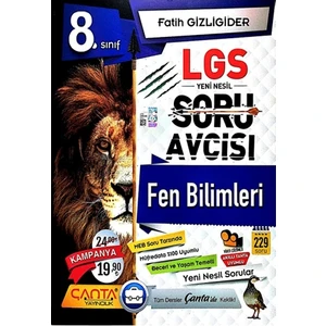 Çanta Yayınları 8. Sınıf LGS Fen Bilimleri Soru Avcısı