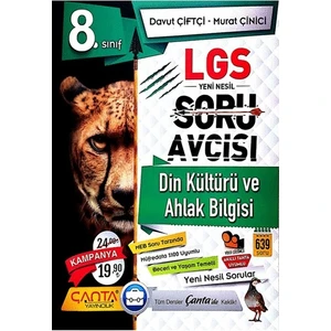 Çanta Yayınları 8. Sınıf LGS Din Kültürü ve Ahlak Bilgisi Soru Avcısı
