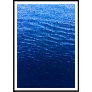 Beril Yamaç Design Studio Mavi Dalgalar Meditasyon Poster