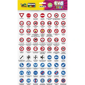 Nova Color 20 x 30cm Trafik Işaretleri 2 Eva Sticker