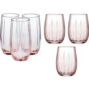 420415 12'li Linka Meşrubat Bardağı Pembe