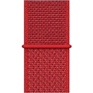 Apple Watch 1-2-3-4-5 Uyumlu 42 - 44 mm Spor Loop Kordon Kırmızı