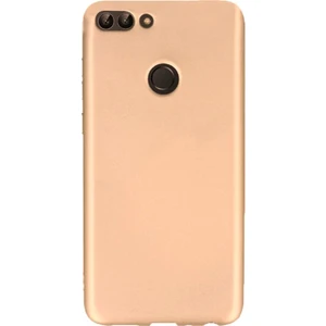 Huawei P Smart 2018 Kılıf Premier Mat Silikon Kılıf +Temperli Cam Rose Gold
