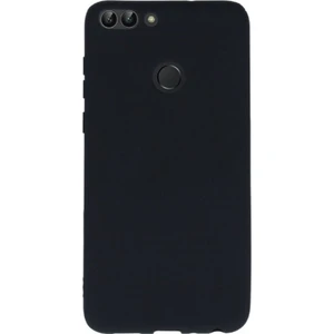 Huawei P Smart 2018 Kılıf Premier Mat Silikon Kılıf +Temperli Cam Siyah